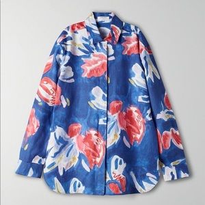 Aritzia Babaton Tahoma Button Up Shirt